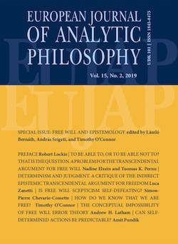 logo European Journal of Analytic Philosophy