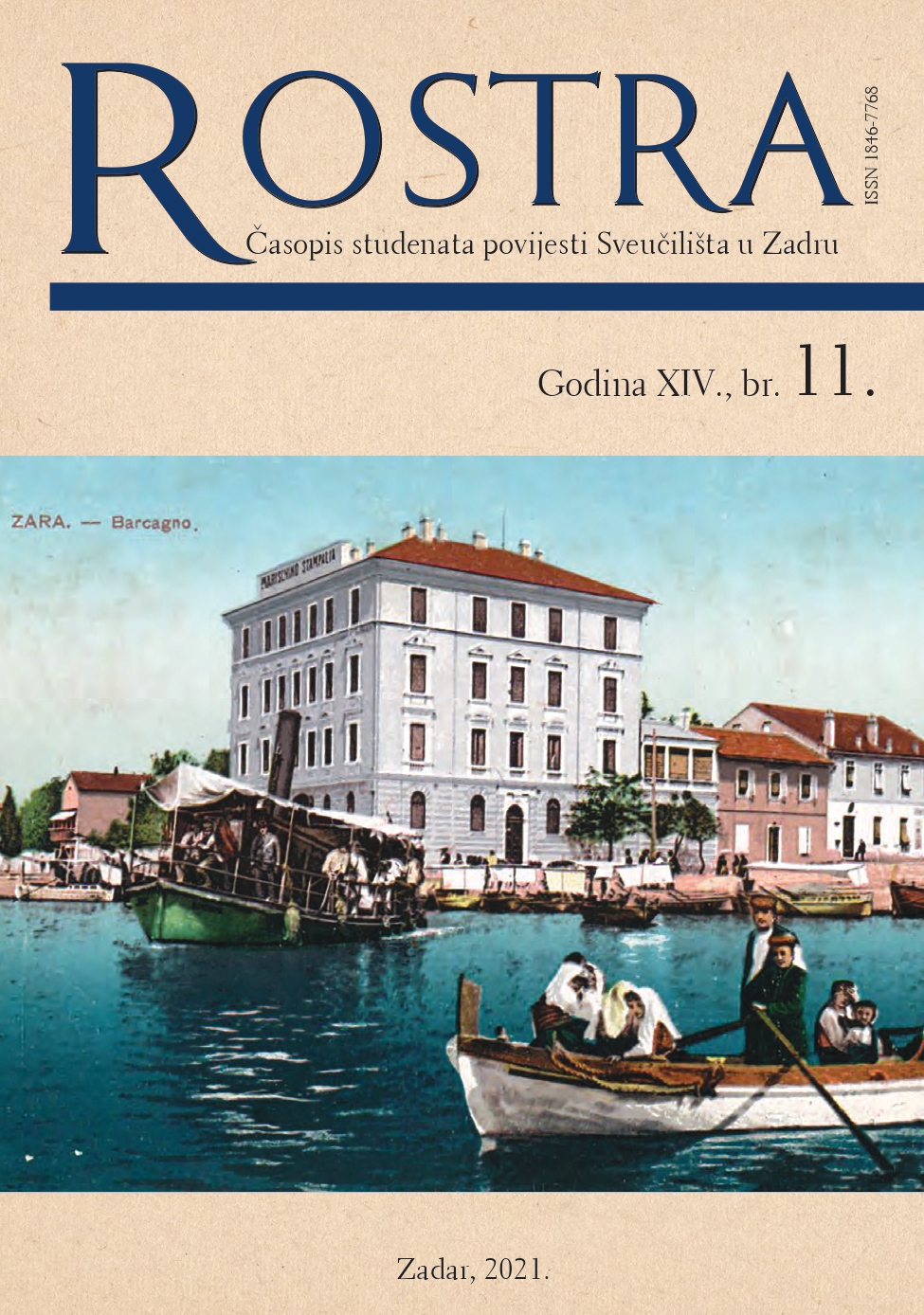logo Rostra : Časopis studenata povijesti Sveučilišta u Zadru