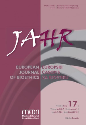 logo Jahr : Europski časopis za bioetiku