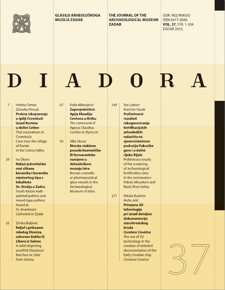 logo Diadora : glasilo Arheološkog muzeja u Zadru