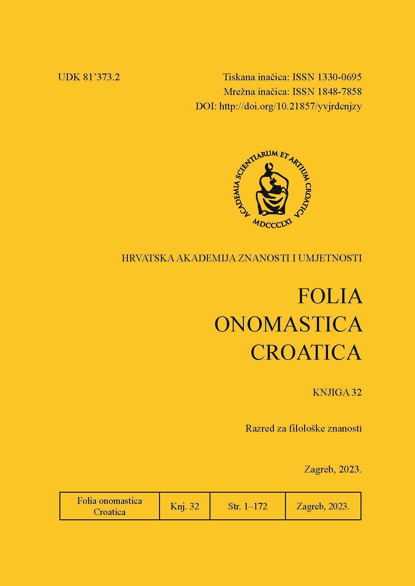 logo Folia onomastica Croatica