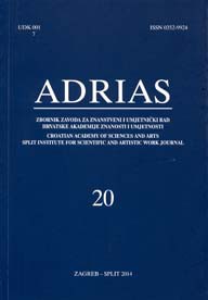 logo Adrias : Croatian Academy of Arts and Sciences Split Institute of Arts and Sciences journal