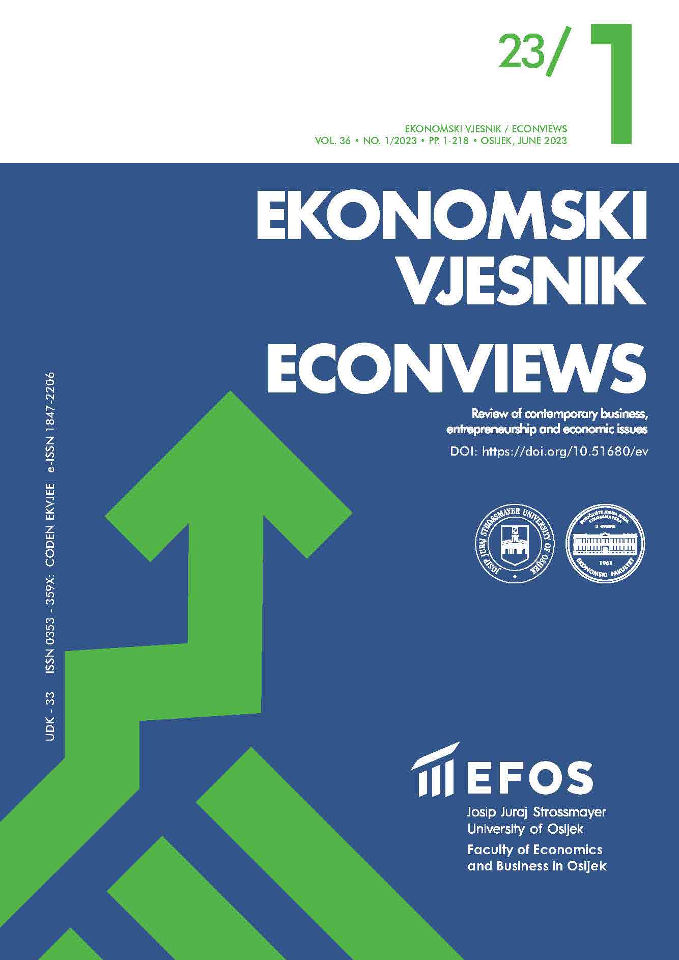 logo Ekonomski vjesnik : Review of Contemporary Entrepreneurship, Business, and Economic Issues