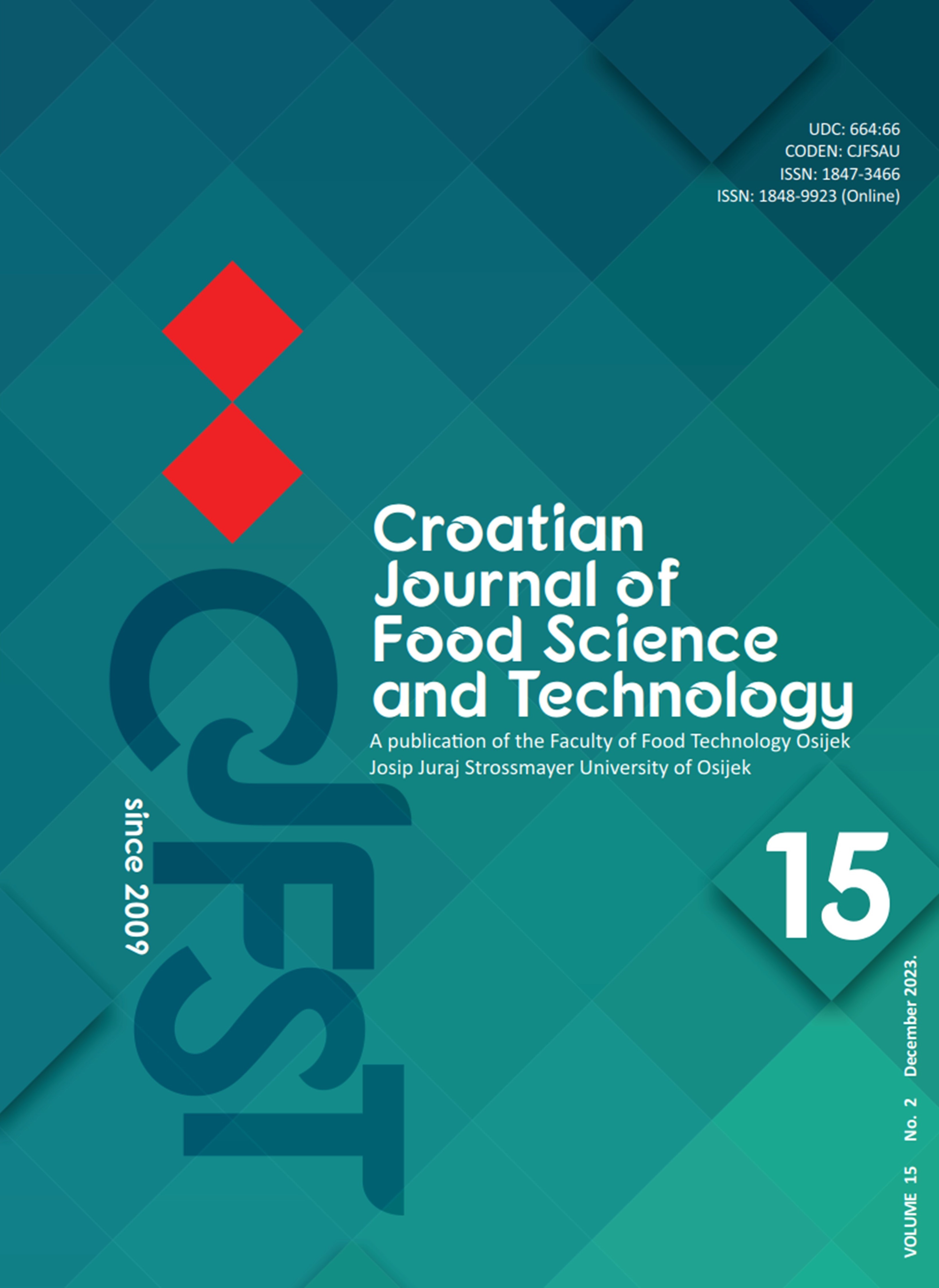 logo Croatian journal of food science and technology