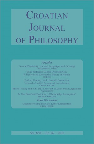 logo Croatian Journal of Philosophy