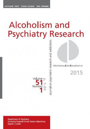 logo Alcoholism and psychiatry research : Journal on psychiatric research and addictions