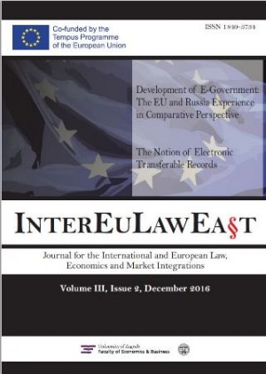 logo InterEULawEast : journal for the international and european law, economics and market integrations