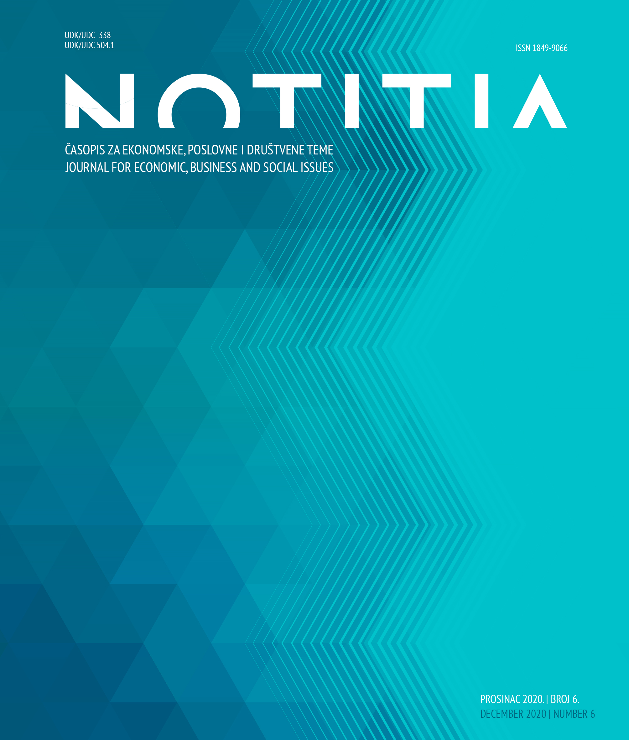 logo Notitia -časopis za ekonomske, poslovne i društvene teme