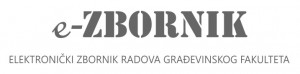 logo e-Zbornik, elektronički zbornik radova Građevinskog fakulteta