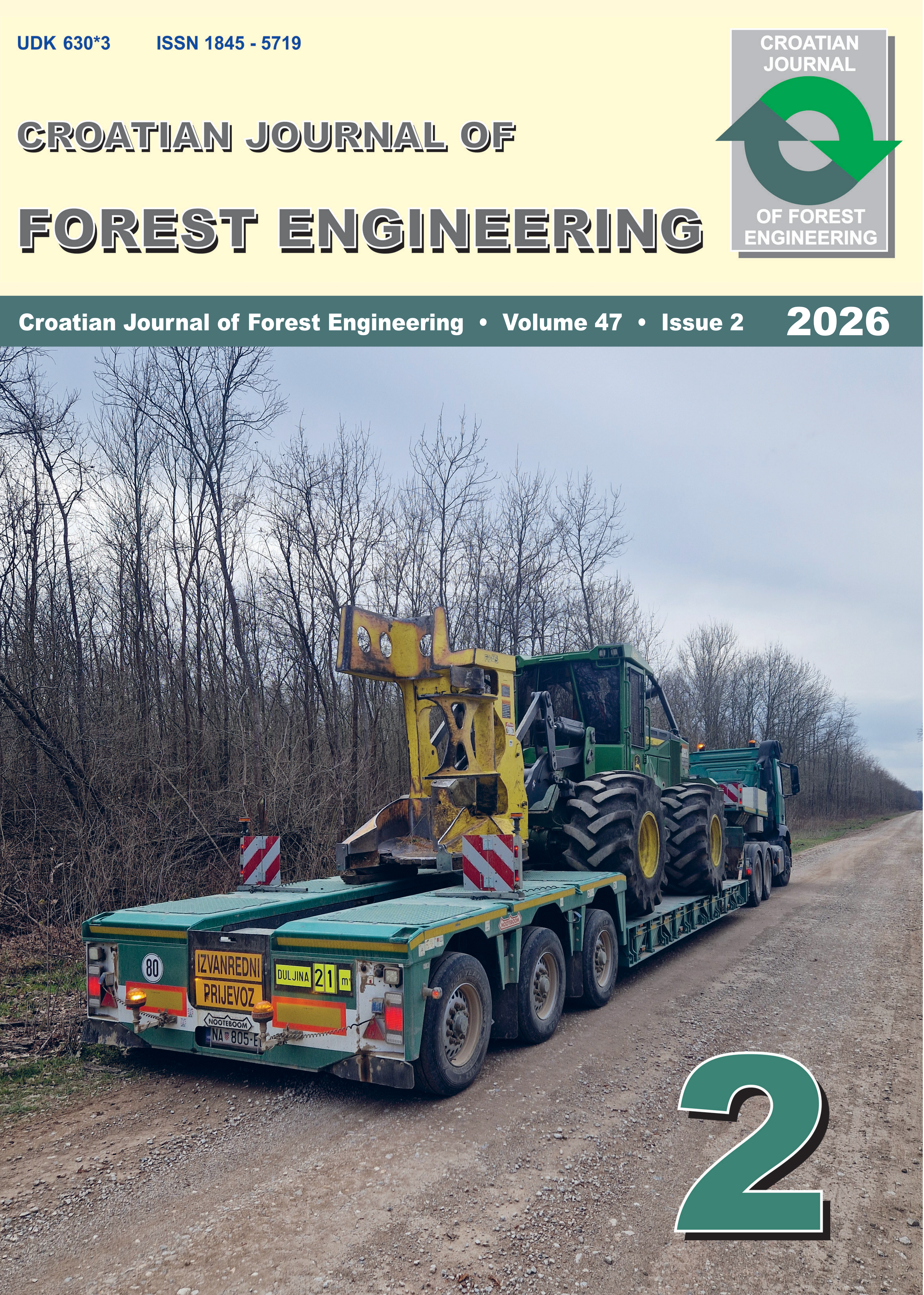 logo Croatian Journal of Forest Engineering : Časopis za teoriju i praksu šumarskoga inženjerstva