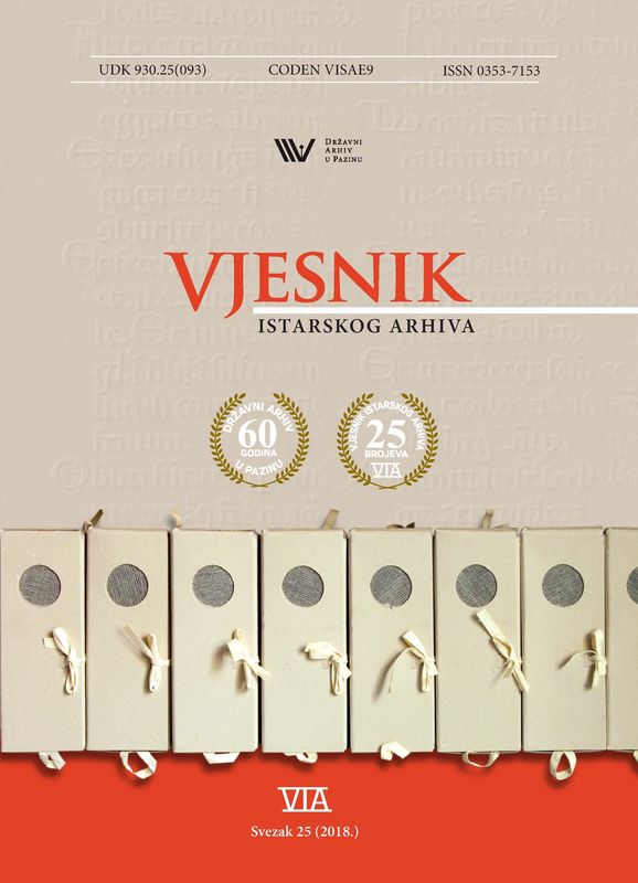 					View Vjesnik istarskog arhiva vol. 25 (2018)
				
