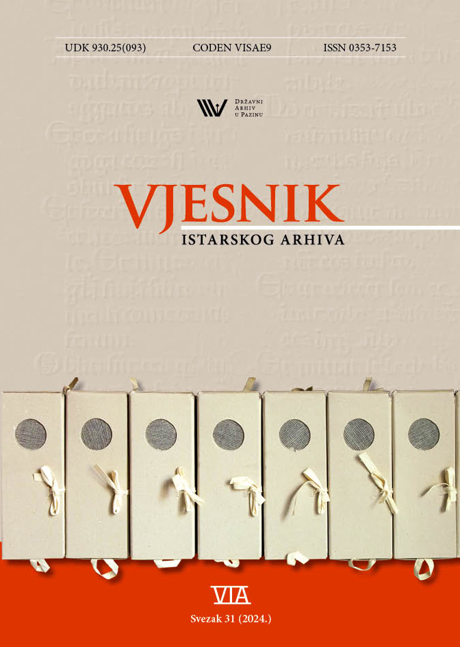 					View Vol. 31 (2024): Vjesnik istarskog arhiva
				