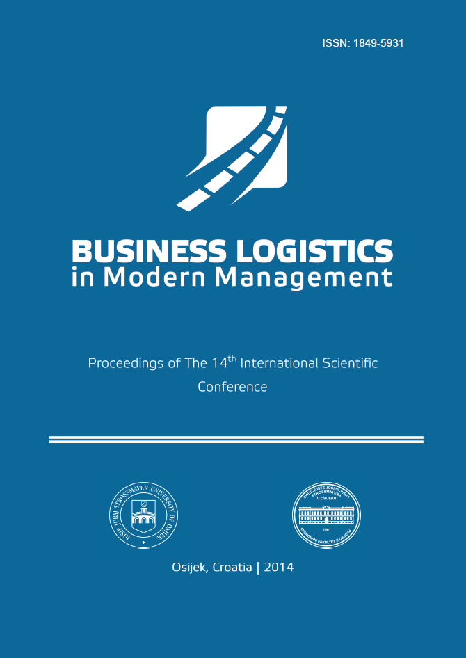 					View 2014: Proceedings of The 14th International Scientific Conference Business Logistics in Modern Management
				