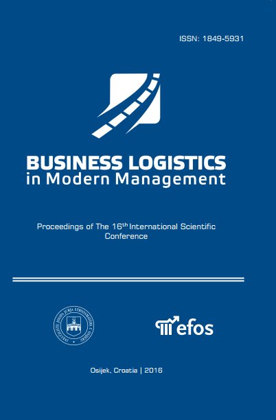 					View 2016: Proceedings of The 16th International Scientific Conference Business Logistics in Modern Management
				