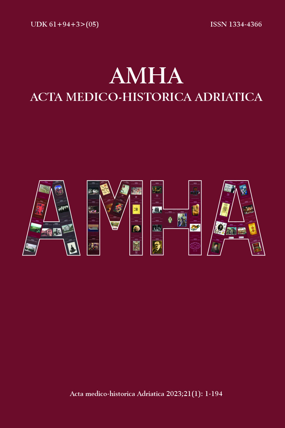					View Vol. 21 No. 1 (2023): AMHA – Acta medico-historica Adriatica
				