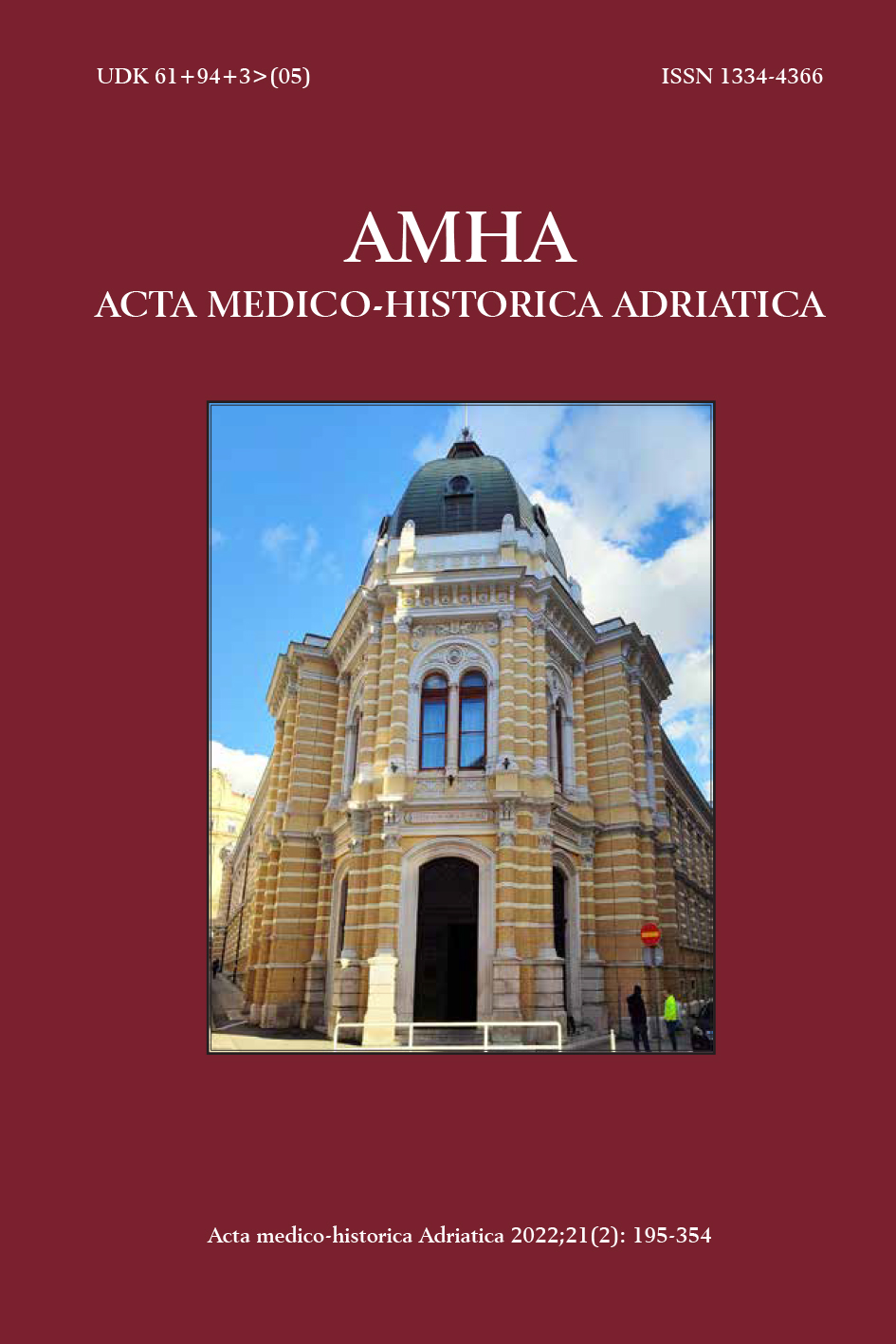 					View Vol. 21 No. 2 (2023): AMHA - Acta medico-historica Adriatica
				