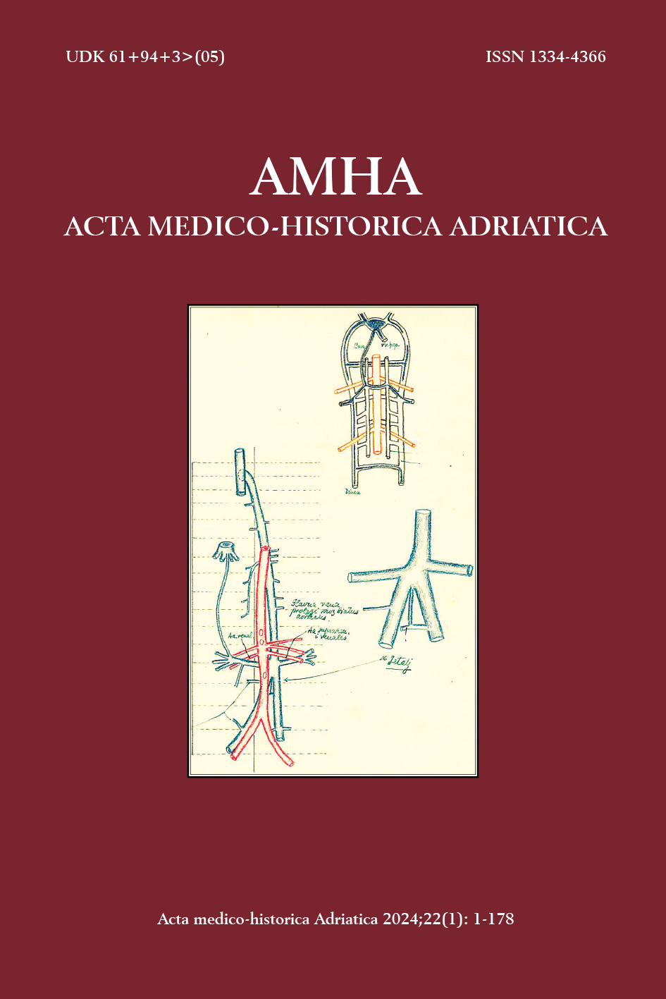 					View Vol. 22 No. 1 (2024): AMHA – Acta medico-historica Adriatica
				