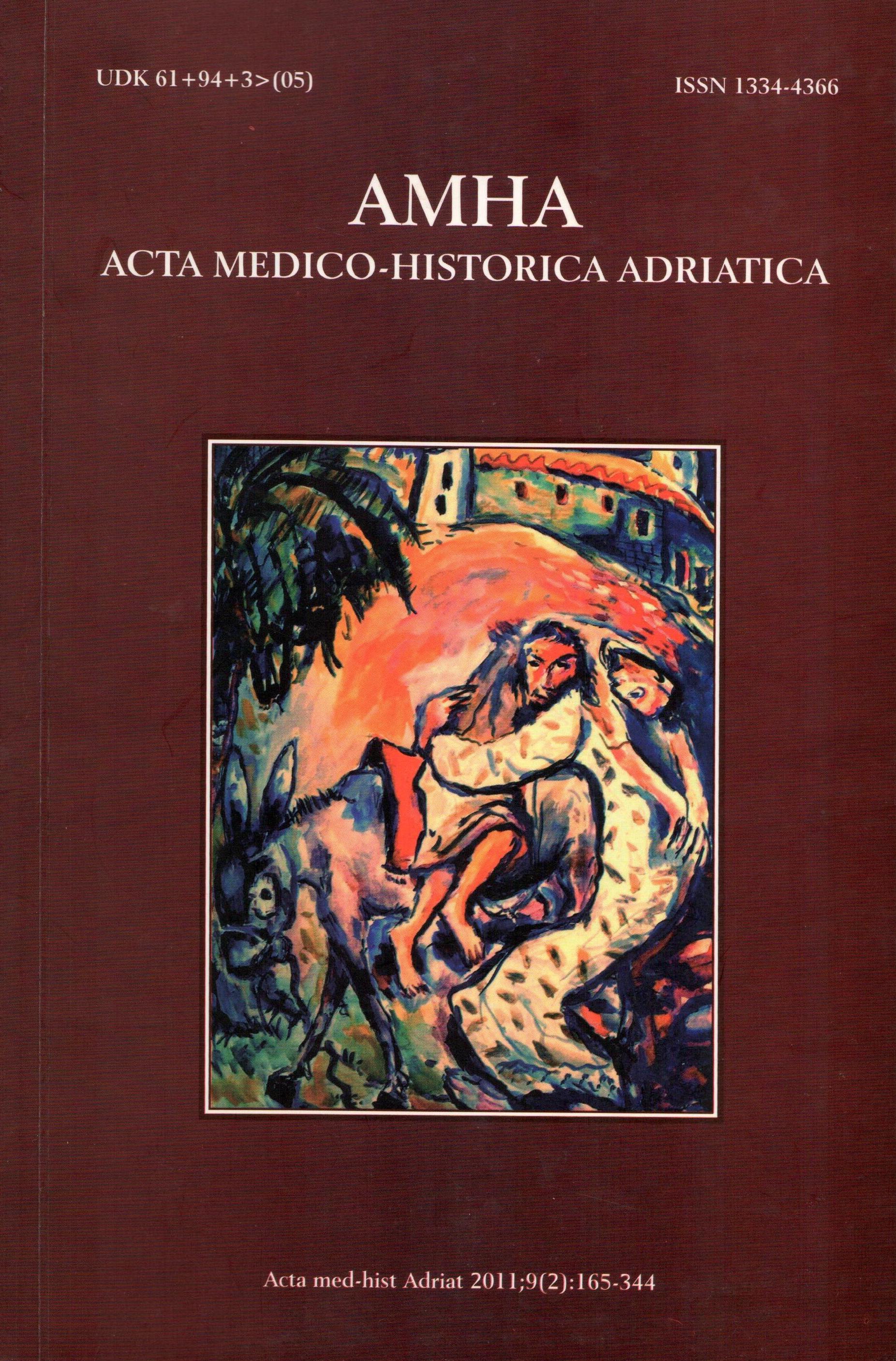 					View Vol. 9 No. 2 (2011): Vol 9 No 2 (2011): AMHA – Acta medico-historica Adriatica
				