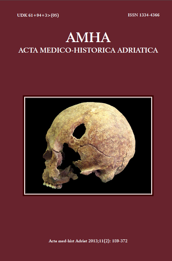 					View Vol. 11 No. 2 (2013): Vol 11 No 2 (2013): AMHA – Acta medico-historica Adriatica
				