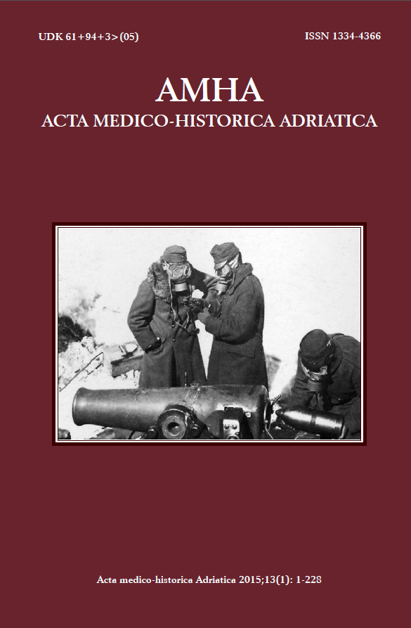 					View Vol. 13 No. 1 (2015):   Vol 13 No 1 (2015): AMHA – Acta medico-historica Adriatica
				
