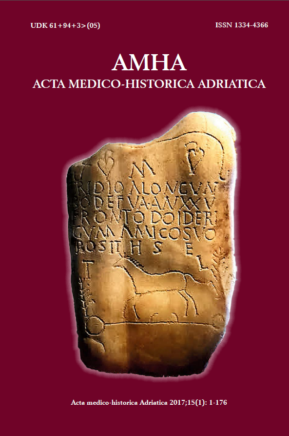 					View Vol. 15 No. 1 (2017): Vol 15 No 1 (2017): AMHA – Acta medico-historica Adriatica
				